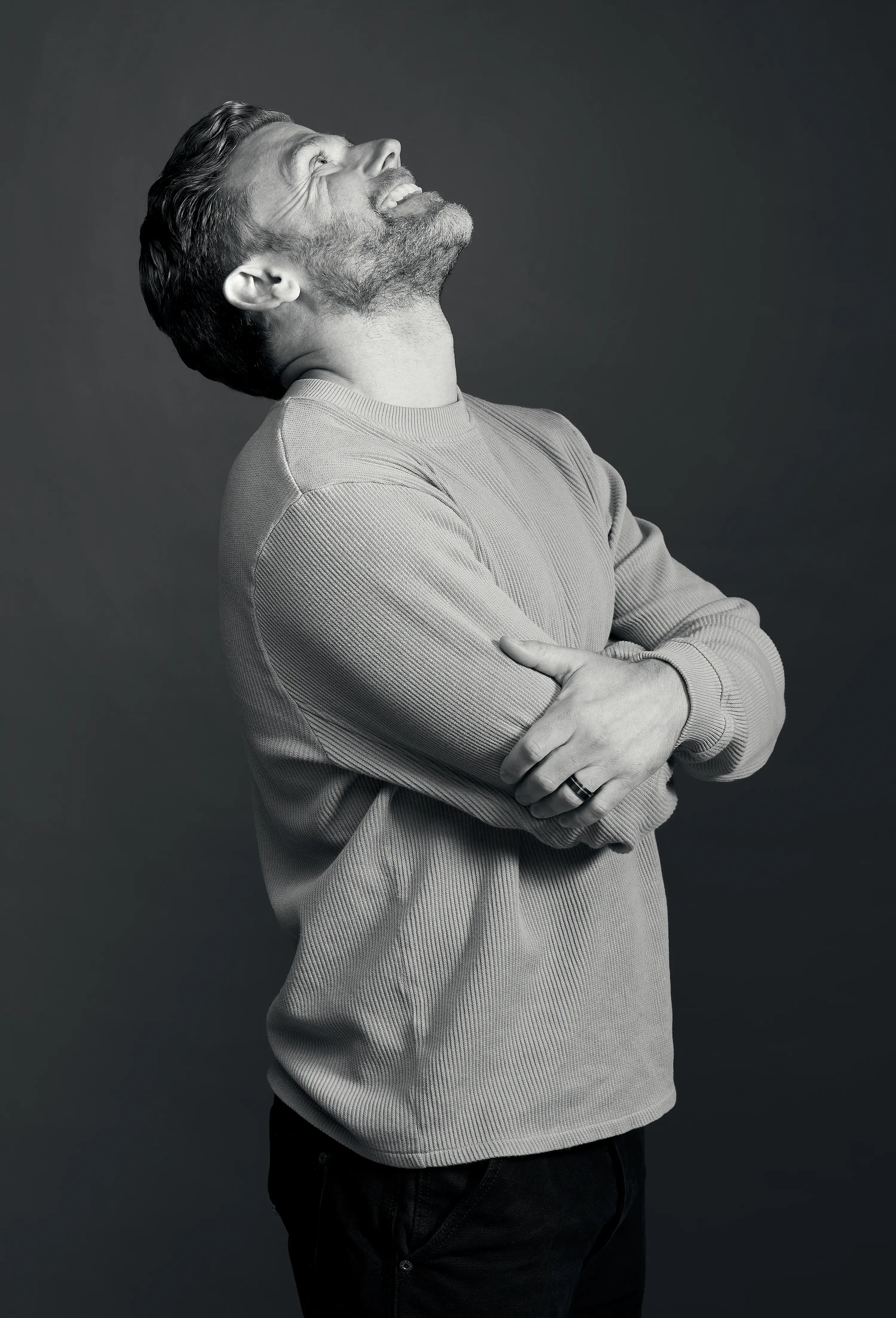 Jeff Cocca — black and white portrait